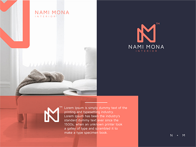 nm app branding design flat icon logo minimal ui ux vector