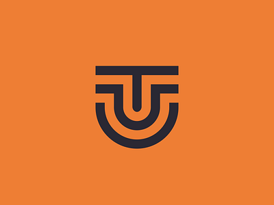TU logo app branding design flat icon logo minimal ui ux vector web