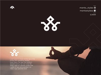 Yoga logo body buddhism clean eco healing health hinduism human life logo logomark lotus meditation minimalistic modern nature professional quality yoga logo