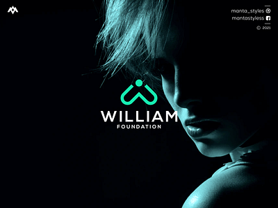 William Foundation app branding design icon illustration letter logo minimal typography vector