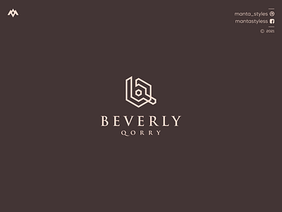 Beverly Qorry app branding design icon illustration letter logo logomaker minimal typography vector