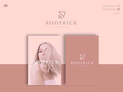 Roderick Carroll app branding design flat icon letter logo minimal ui ux