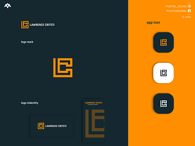 Lawrencee Critsti app branding design icon illustration letter logo logomaker minimal typography ui ux vector