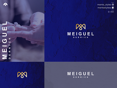 Meiguel Derrick app branding design icon illustration letter logo logomaker logotype minimal typography ui ux vector