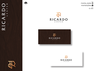 Ricardo Lester app branding design icon illustration letter logo logomaker minimal typography ui ux vector