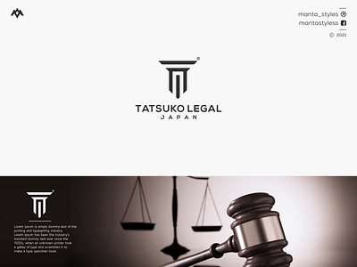 TATSUKO LEGAL JAPAN app brand design brand identity branding design icon illustration letter logo logodesign logomaker logos minimal typography