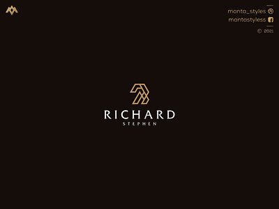 RICHARD STEPHEN app branding design icon illustration letter logo logomaker minimal typography ux vector