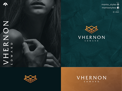 Vhernon Edward app branding design icon illustration letter logo minimal typography ui ux vector