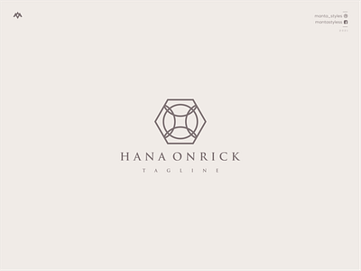 Hana Onrick app branding design icon illustration letter logo logodesign logomaker logotype minimal typography ui ux vector