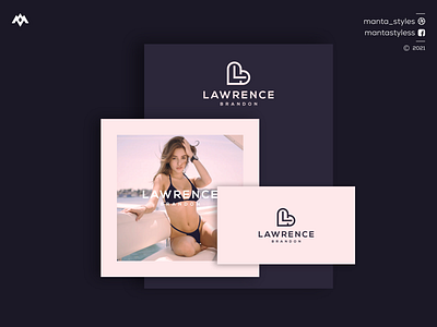 Lawrence Brandon app branding design icon illustration letter logo logodesign logomaker logotype minimal typography vector