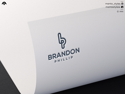 Brandon Phillip[ app awesome branding design icon illustration letter logo logomaker minimal monogram logo typography ui ux vector