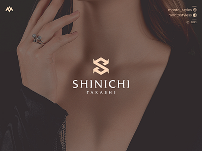 Shinichi Takashi app branding design icon illustration jewelry letter logo minimal monogram logo ui vector