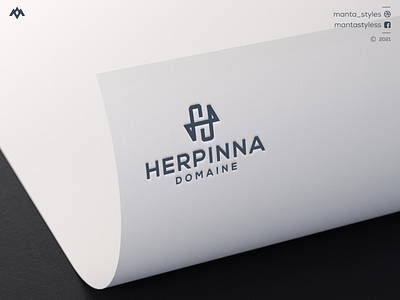 Heppinna Domaine app branding clothing design icon illustration letter logo minimal monogram logo ui vector