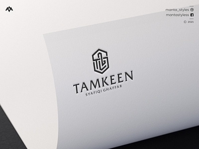 Tamkeen Syafiqi Ghaffar animation app apparel branding clothing design icon illustration letter logo logo maker luxury logo minimal soprt ui vector