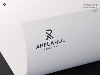 Ahflahul Rhosite a logo app apparel ar logo ar monogram logo branding clothing design icon illustration letter logo logo maker logobrand minimal monogram logo r logo vector