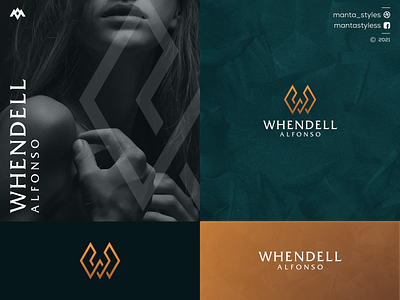 Whendell Alfonso app branding design icon illustration initial w logo letter logo minimal ui vector w logo w logo design