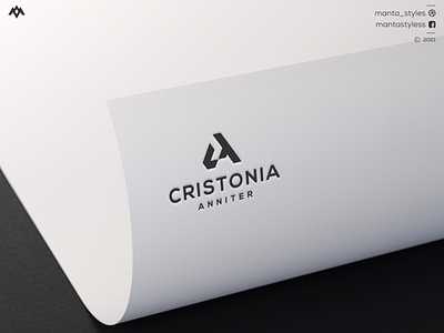 Cristonia Anniter a logo app branding c logo ca logo clothing logo design icon illustration letter logo logo maker minimal sport logo triangle logo ui ux vector