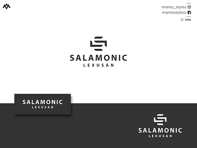 Salamonic Lexusan app branding clothing logo design icon illustration initial s logo letter logo minimal monogram s s design s logo sport logo ui vector