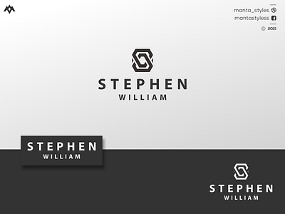 Stephen William app branding design icon illustration initial sw jewelry logo letter logo logo maker logos luxury logo minimal s logo sw logo ui vector