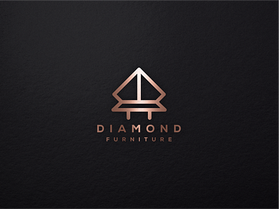 Diamond Furniture Logo art branding graphic logo