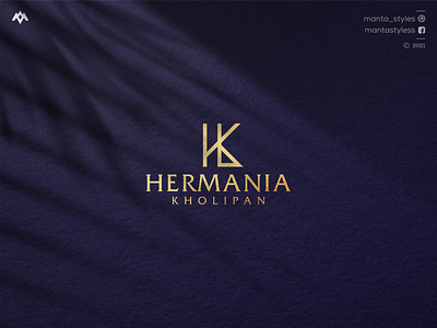 Letter KH Logo app branding design graphic icon illustration letter logo minimal ui vector