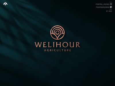 Welihour Agriculture app branding design icon illustration inirial jewelry initial jewelry letter logo logo maker minimal sale logo ui vector