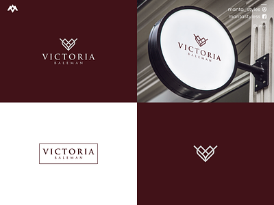 Victoria Balemen app beauty brand mark branding design icon illustration initial jewelry letter logo logo maker luxury logo minimal monogram pogilon sport ui v logo vector