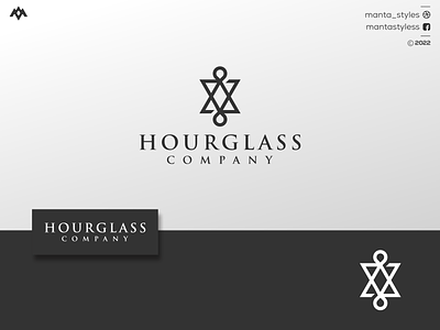 Hourglass Company app branding company design hourglass icon illustration letter logo minimal ui vector