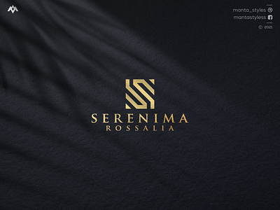 Serenima Rossalia alphabet app branding design icon illustration initial logo letter logo logo maker minimal s logo ui vector