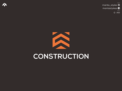 CONSTRUCTION app branding design icon illustration letter logo minimal ui vector