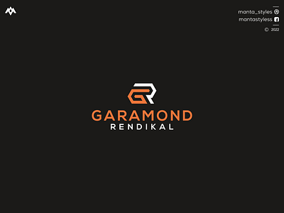 GARAMOND RENDIKAL app branding design icon illustration letter logo minimal ui vector