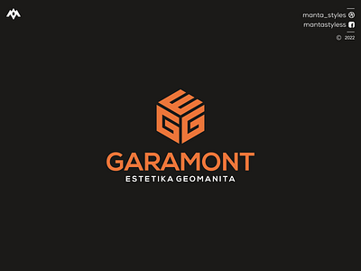 GARAMONT ESTETIKA GEOMANITA app branding design icon illustration letter logo minimal ui vector