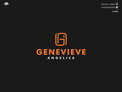 GENEVIEVIE ANGELICA app branding design icon illustration letter logo minimal ui vector