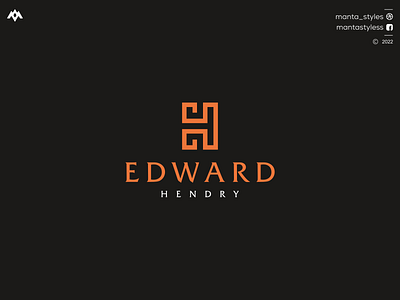 EDWARD HENDRY app branding design icon illustration letter logo minimal ui vector