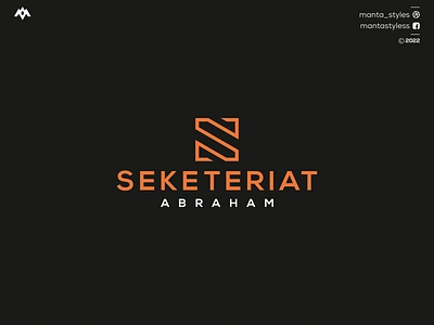 SEKETERIAT ABRAHAM app branding design icon illustration letter logo minimal ui vector