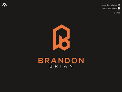 BRANDON BRIAN app branding design icon illustration letter logo minimal ui vector