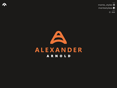 ALEXANDER ARNOLD app branding design icon illustration letter logo minimal ui vector