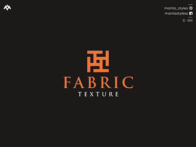 FABRIC TEXTURE app branding design icon illustration letter logo minimal ui vector