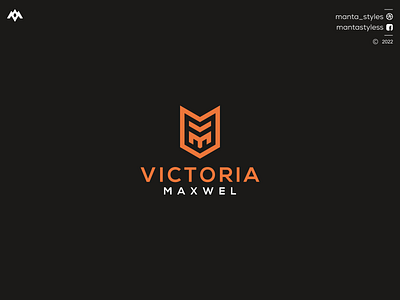 VICTORIA MEXWEL app branding design icon illustration letter logo minimal ui vector