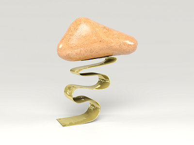 Stones and gold IV 3d 3d art 3d modeling art design geometrical minimal