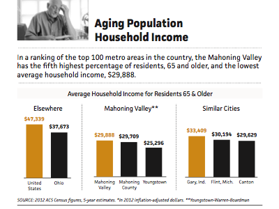 Aging Population Infographic - household income graphic infographic