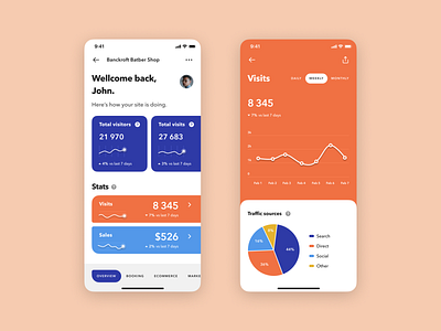 Website Dashboard app concept mobile typography ui ux