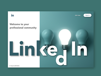 Sign in with LinkedIn by Travis Silverman on Dribbble