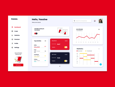 Budgeting App - Karane app ui uidesign uiux web webdesign website