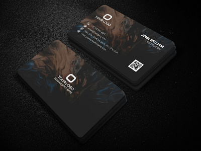 Corporate Abstract Business Card