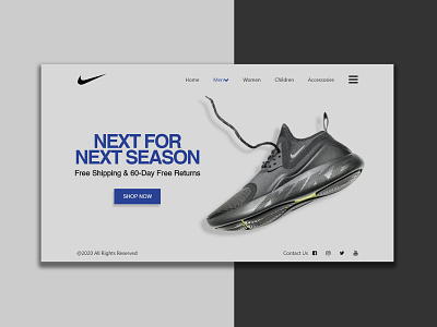 Nike Sneakers Lauching Page