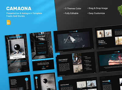 CAMAONA - PRESENTATION & INSTAGRAM TEMPLATE creative