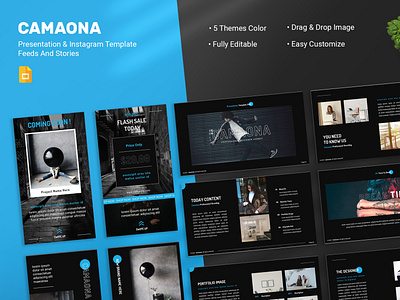 CAMAONA - PRESENTATION & INSTAGRAM TEMPLATE