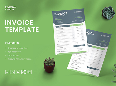 INVOICE TEMPLATE modern