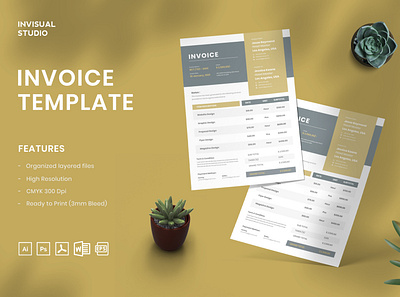 Invoice Template modern